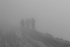 In the Fog. Photo by Nikolay Milovidov